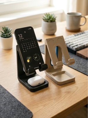 Modern Minimalist Phone Stand 📱 – for Perfect modern workspace organizer ✨